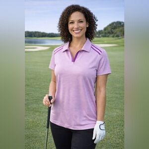 Women's Purple Lopez Collared Golf Shirt